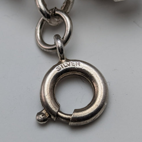 英國復古純銀吊飾手鍊 62 克