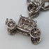 1979 British vintage sterling silver charm bracelet 27g