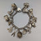 1976 British vintage sterling silver charm bracelet 67g