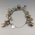 1976 British vintage sterling silver charm bracelet 67g