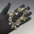 1976 British vintage sterling silver charm bracelet 67g