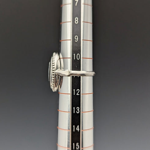 英国ヴィンテージジュエリー ウェッジウッド ジャスパーウェア 純銀リング 指輪