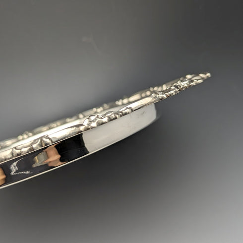 20世紀初頭 英国アンティーク シルバープレート製ディッシュ 直径30cm Alex Clark