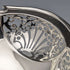 1907年 英国アンティーク 純銀製バスケット ピアス装飾 可動ハンドル 347g Walker&Hall