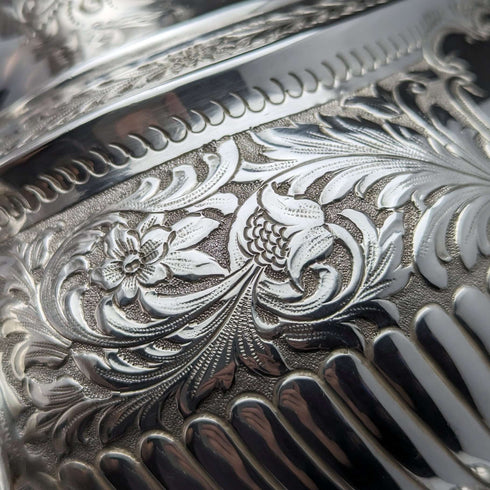 1900年頃 英国アンティーク シルバープレート製 ウォータージャグ Atkin Brothers