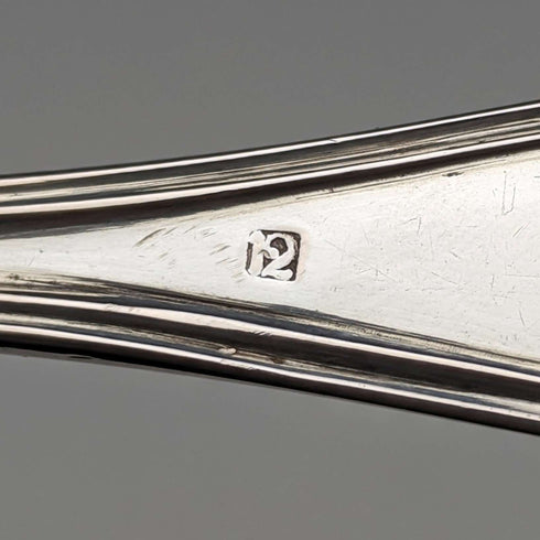 Late 19th Century Antique 750 Silver Tomato Server