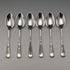 Around 1900 British Antique Silver Plated Teaspoon Set of 6 Daniel & Arter