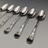 Around 1900 British Antique Silver Plated Teaspoon Set of 6 Daniel & Arter