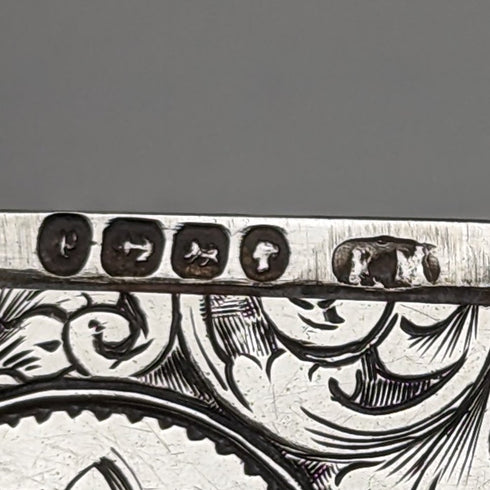 1889 年英國古董純銀 Vesta 盒火柴盒 Frederick Marson