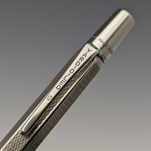 1963 年英國復古 Yard O 紅色純銀六邊形推進鉛筆盒