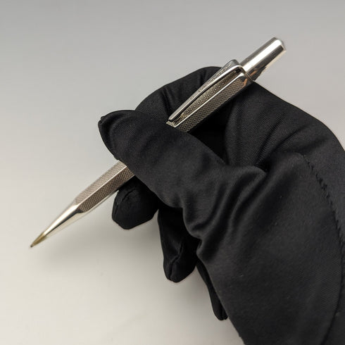 1963 年英國復古 Yard O 紅色純銀六邊形推進鉛筆盒