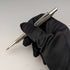 1963 British Vintage Yard O Red Sterling Silver Hexagon Propulsion Pencil Case