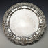1820s British antique silver plate salva diameter 30cm