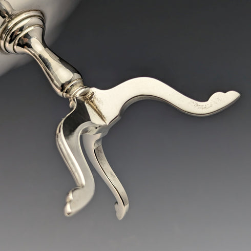 1924 British Antique Sterling Silver Compote Diameter 12cm 145g Mappin&Webb