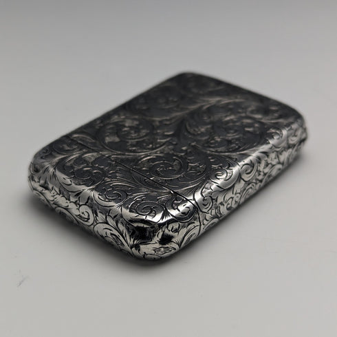 1889 年英國古董純銀 Vesta 盒火柴盒 Frederick Marson