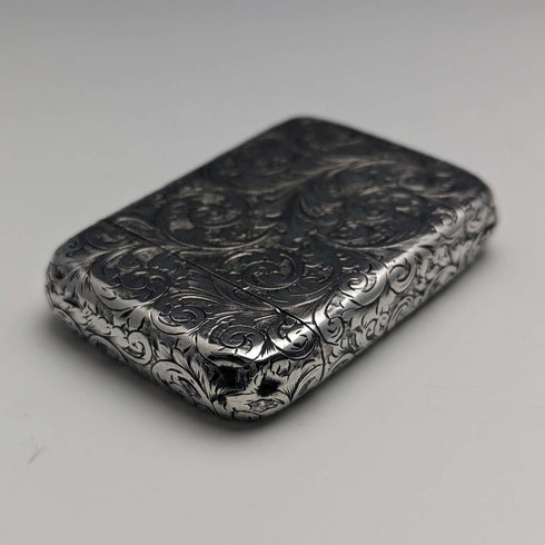 1889 年英國古董純銀 Vesta 盒火柴盒 Frederick Marson