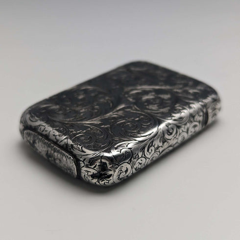 1889 年英國古董純銀 Vesta 盒火柴盒 Frederick Marson