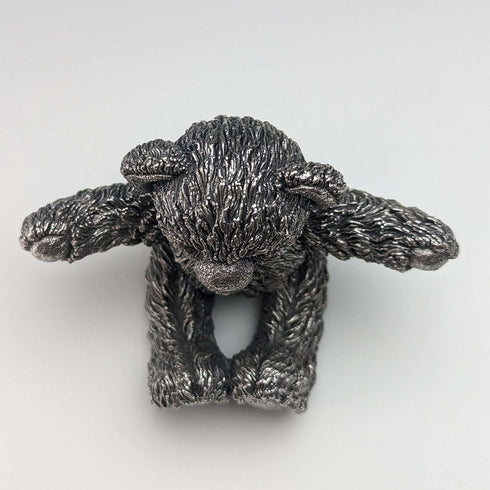British Country Artists Teddy Bear Sterling Silver Sculpture Figurine