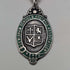 British Vintage Sterling Silver Albert Chain 36g Sterling Silver Medal Fob