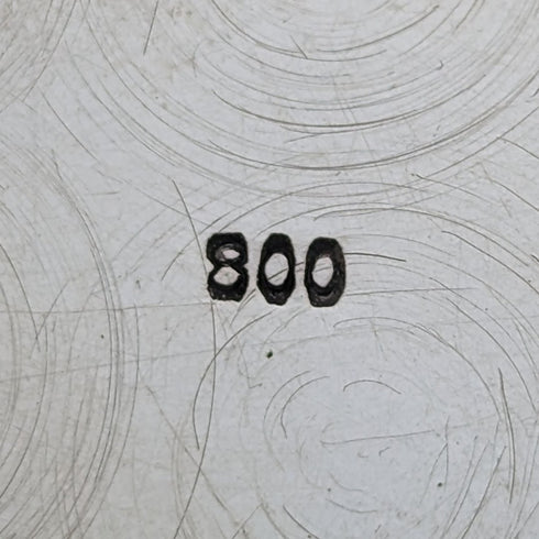 Early 20th Century Antique 800 Silver Rectangular Box 94g