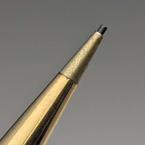 British Vintage Yard O Red Rolled Gold Hexagon Propelled Pencil