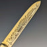 1888 British Antique White Pearl Shell Handle Pure Silver Blade Folding Pen Knife in Case