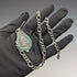 British Vintage Sterling Silver Albert Chain 36g Sterling Silver Medal Fob