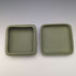 British Vintage Wedgwood Jasperware Square Box Accessory Case Green