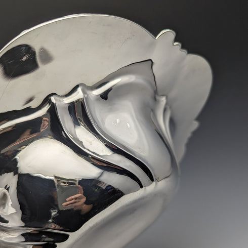 1898年頃 米国アンティーク 純銀製 ボウル 直径30cm 517g Meriden Britannia