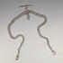 Around 1920 British Antique Sterling Silver Double Albert Chain 53g No Fob