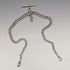 Around 1920 British Antique Sterling Silver Double Albert Chain 53g No Fob