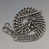 Around 1920 British Antique Sterling Silver Double Albert Chain 53g No Fob
