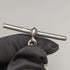 Around 1920 British Antique Sterling Silver Double Albert Chain 53g No Fob