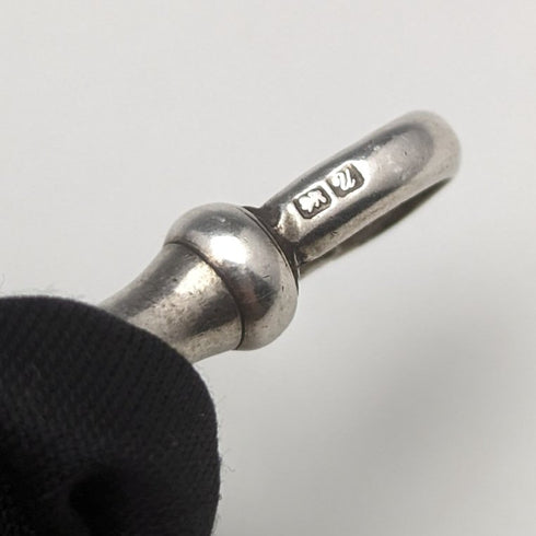 Around 1920 British Antique Sterling Silver Double Albert Chain 53g No Fob