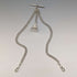 Around 1914 British Antique Sterling Silver Double Albert Chain 56g Sterling Silver Seal Fob
