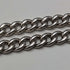 Around 1914 British Antique Sterling Silver Double Albert Chain 56g Sterling Silver Seal Fob