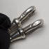 Around 1914 British Antique Sterling Silver Double Albert Chain 56g Sterling Silver Seal Fob