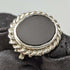 Around 1902 British Antique Sterling Silver Albert Chain 39g Black Onyx Seal Fob