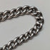 Around 1902 British Antique Sterling Silver Albert Chain 39g Black Onyx Seal Fob