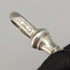 Around 1907 British Antique Sterling Silver Albert Chain 50g Crow & Bowl Fob