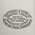 1928 British Vintage Sterling Silver Shield Fob in Fattorini & Sons Case