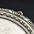 1895 British Antique Sterling Silver Salva Diameter 22cm 363g CHARLES BOYTON
