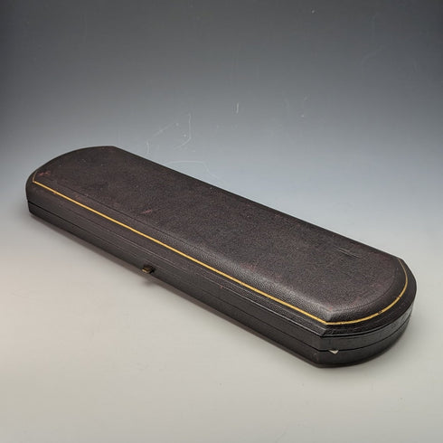 英国アンティークシルバープレート製 サービングスプーン&スポーク ケース入