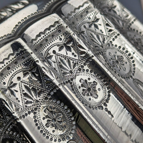 Around 1895 British antique silver plated teapot Walker & Hall