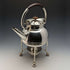 1930 British Vintage Silver Plate Kettle & Burner Stand Set George Wish