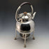 1930 British Vintage Silver Plate Kettle & Burner Stand Set George Wish