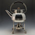 1930 British Vintage Silver Plate Kettle & Burner Stand Set George Wish