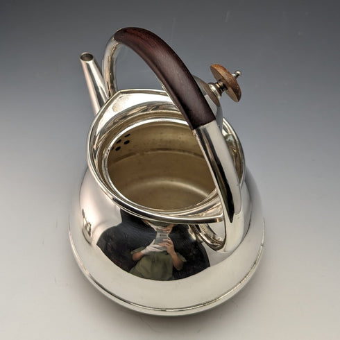 1930年頃 英国ヴィンテージ シルバープレート製 ケトル&バーナースタンドセット George Wish