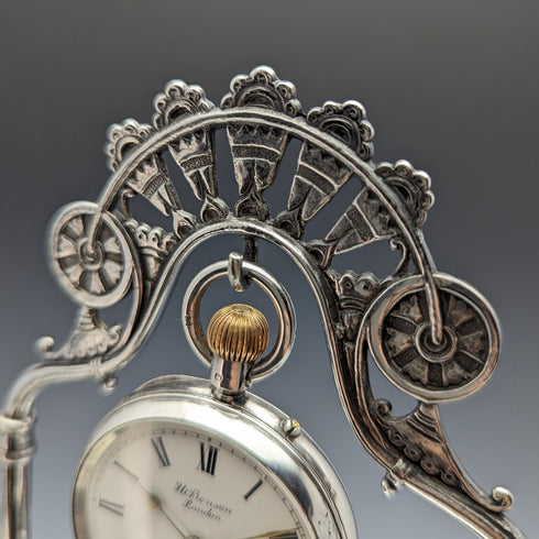 古董鍍銀懷錶架和珠寶盒 Reed & Barton