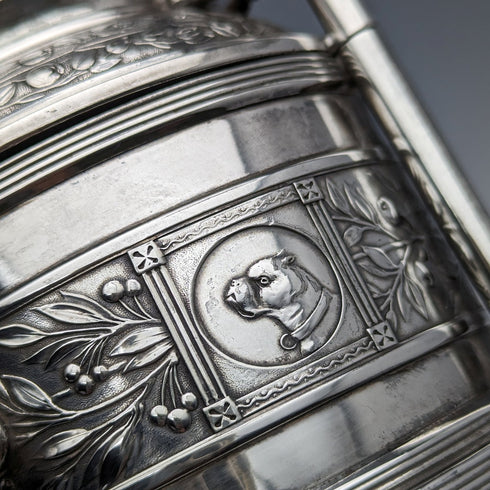 古董鍍銀懷錶架和珠寶盒 Reed & Barton